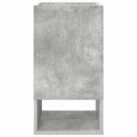 Produktbild för Sidobord 2 pcs Betonggrå 30 x 30 x 56 cm Konstruerat trä