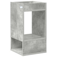 Produktbild för Sidobord 2 pcs Betonggrå 30 x 30 x 56 cm Konstruerat trä