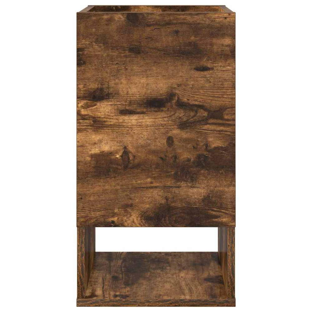 Produktbild för Sidobord 2 pcs Rökt ek 30 x 30 x 56 cm Konstruerat trä