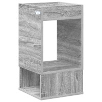 Produktbild för Sidobord 2 pcs Grå Sonoma 30 x 30 x 56 cm Konstruerat trä