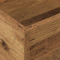 Produktbild för Sidobord 2 pcs Gammalt trä 30 x 30 x 56 cm Konstruerat trä