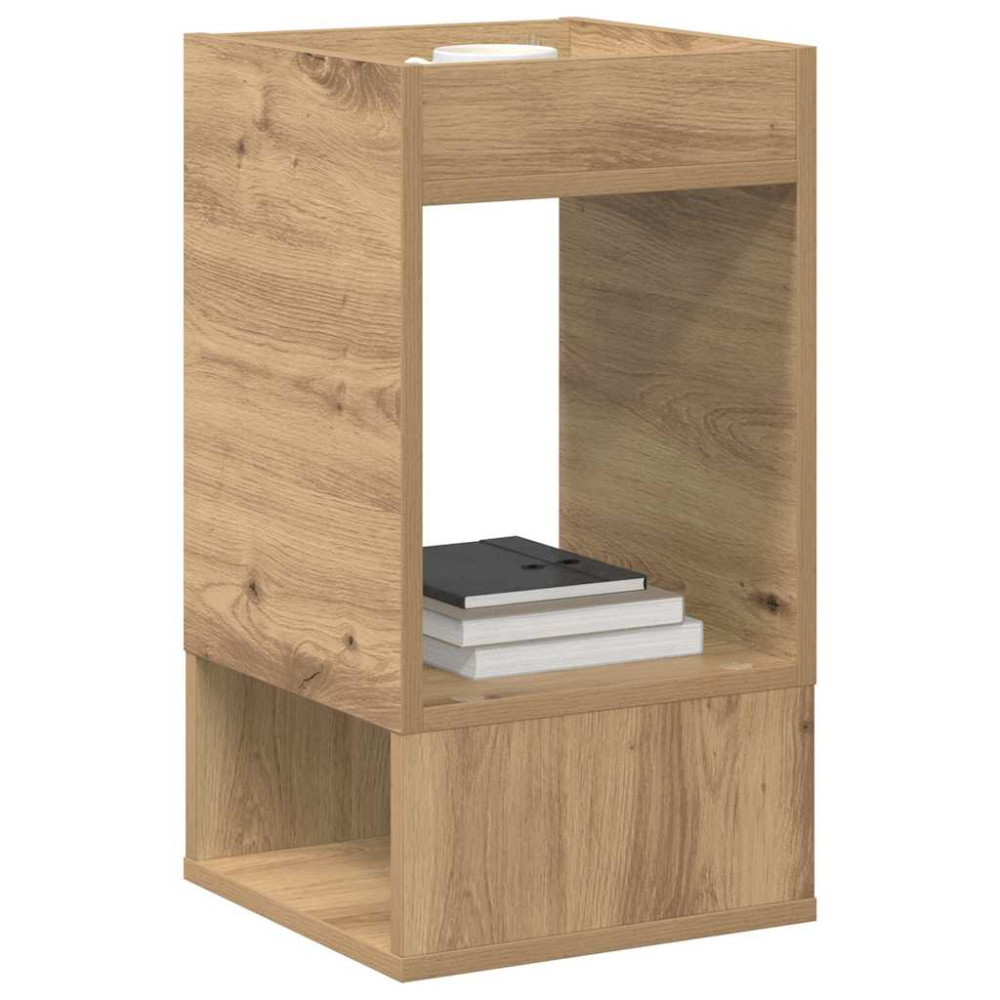 Produktbild för Sidobord 2 pcs Artisan Ek 30 x 30 x 56 cm Konstruerat trä