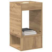 Produktbild för Sidobord 2 pcs Artisan Ek 30 x 30 x 56 cm Konstruerat trä