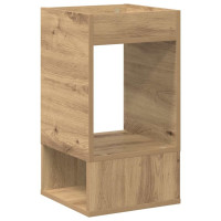 Produktbild för Sidobord 2 pcs Artisan Ek 30 x 30 x 56 cm Konstruerat trä