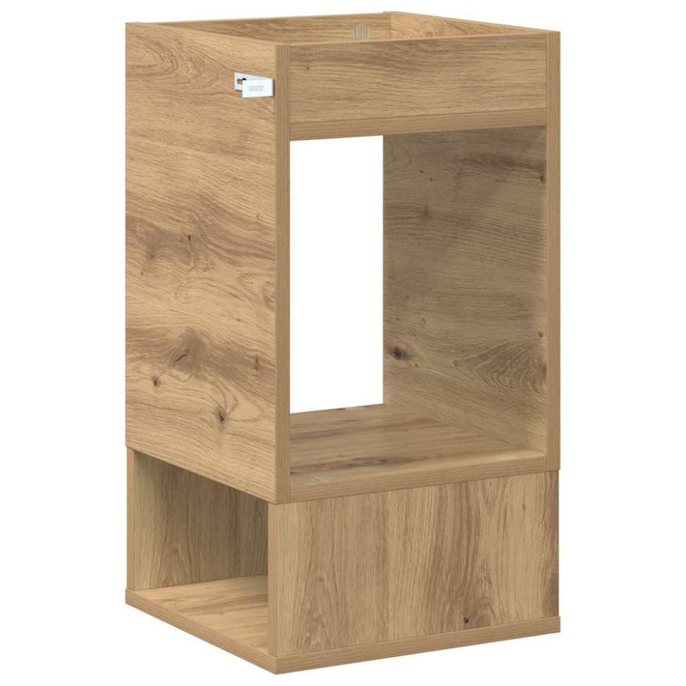 Produktbild för Sidobord 2 pcs Artisan Ek 30 x 30 x 56 cm Konstruerat trä