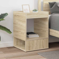 Produktbild för Sidobord Sonoma-ek 40 x 40 x 56 cm Konstruerat trä