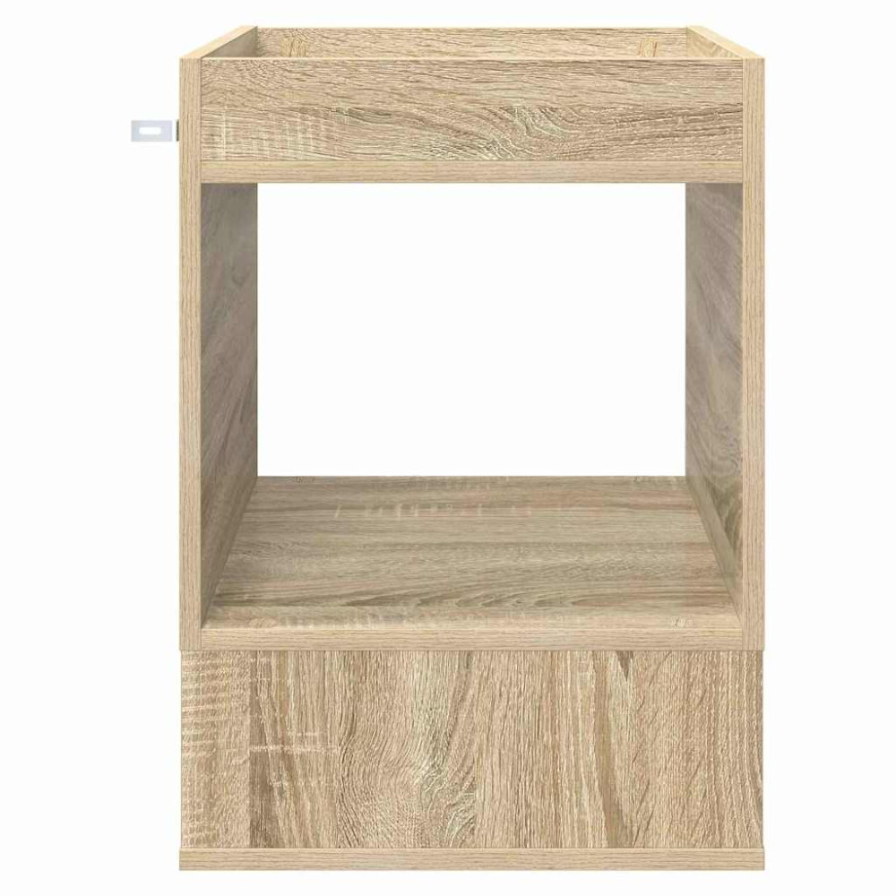 Produktbild för Sidobord Sonoma-ek 40 x 40 x 56 cm Konstruerat trä