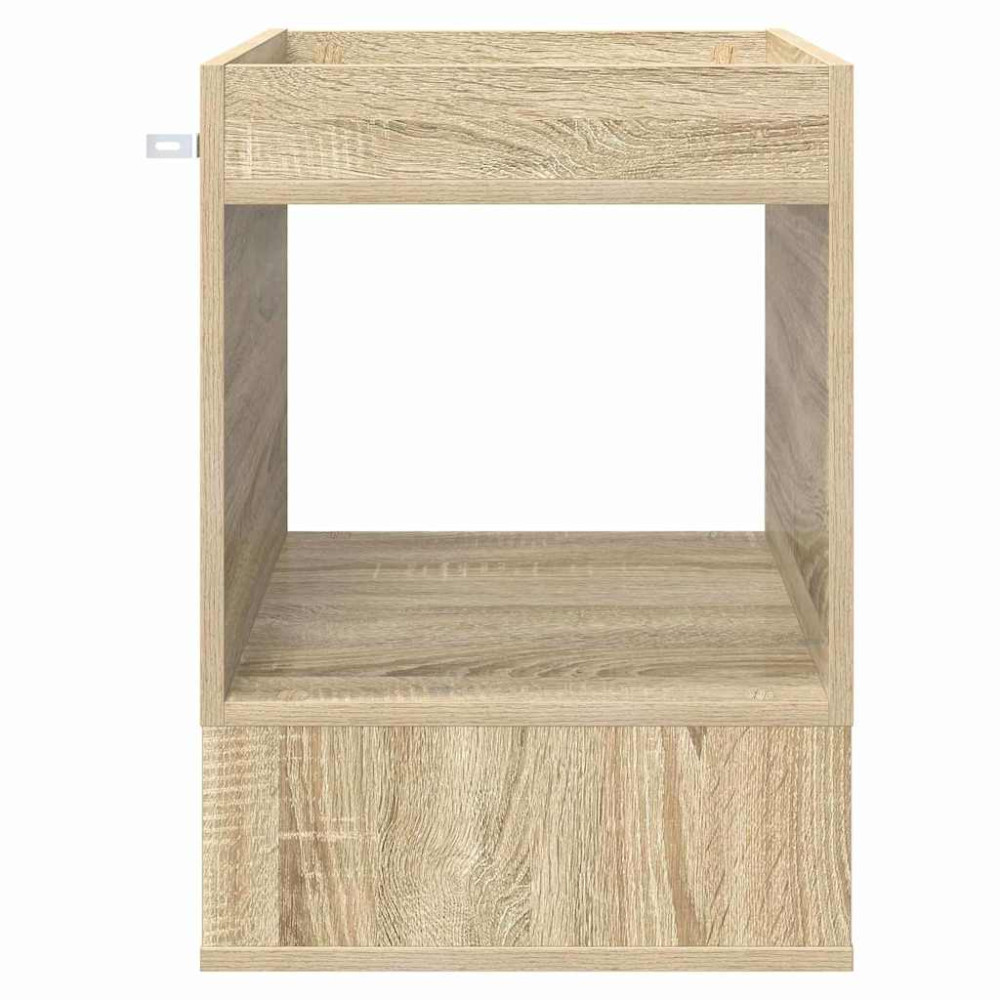 Produktbild för Sidobord 2 pcs Sonoma-ek 40 x 40 x 56 cm Konstruerat trä