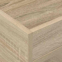 Produktbild för Sidobord 2 pcs Sonoma-ek 40 x 40 x 56 cm Konstruerat trä