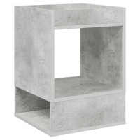 Produktbild för Sidobord Betonggrå 40 x 40 x 56 cm Konstruerat trä