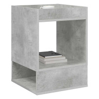 Produktbild för Sidobord Betonggrå 40 x 40 x 56 cm Konstruerat trä