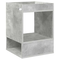 Produktbild för Sidobord Betonggrå 40 x 40 x 56 cm Konstruerat trä