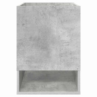 Produktbild för Sidobord 2 pcs Betonggrå 40 x 40 x 56 cm Konstruerat trä