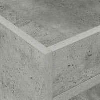 Produktbild för Sidobord 2 pcs Betonggrå 40 x 40 x 56 cm Konstruerat trä