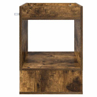 Produktbild för Sidobord 2 pcs Rökt ek 40 x 40 x 56 cm Konstruerat trä