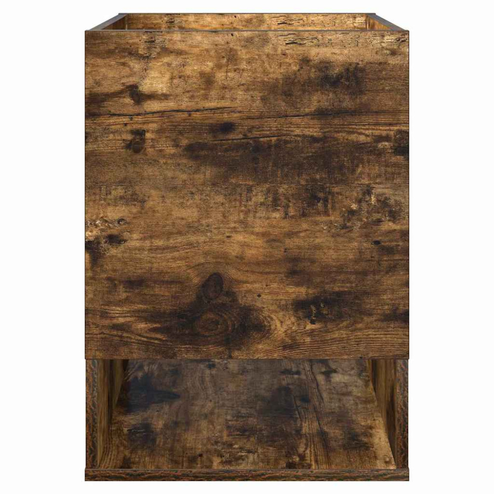 Produktbild för Sidobord 2 pcs Rökt ek 40 x 40 x 56 cm Konstruerat trä
