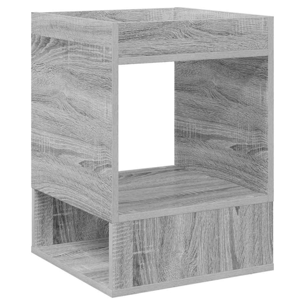 Produktbild för Sidobord Grå Sonoma 40 x 40 x 56 cm Konstruerat trä