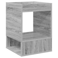 Produktbild för Sidobord 2 pcs Grå Sonoma 40 x 40 x 56 cm Konstruerat trä