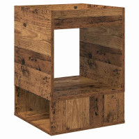Produktbild för Sidobord Gammalt trä 40 x 40 x 56 cm Konstruerat trä