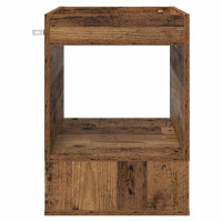 Produktbild för Sidobord Gammalt trä 40 x 40 x 56 cm Konstruerat trä