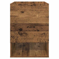 Produktbild för Sidobord 2 pcs Gammalt trä 40 x 40 x 56 cm Konstruerat trä