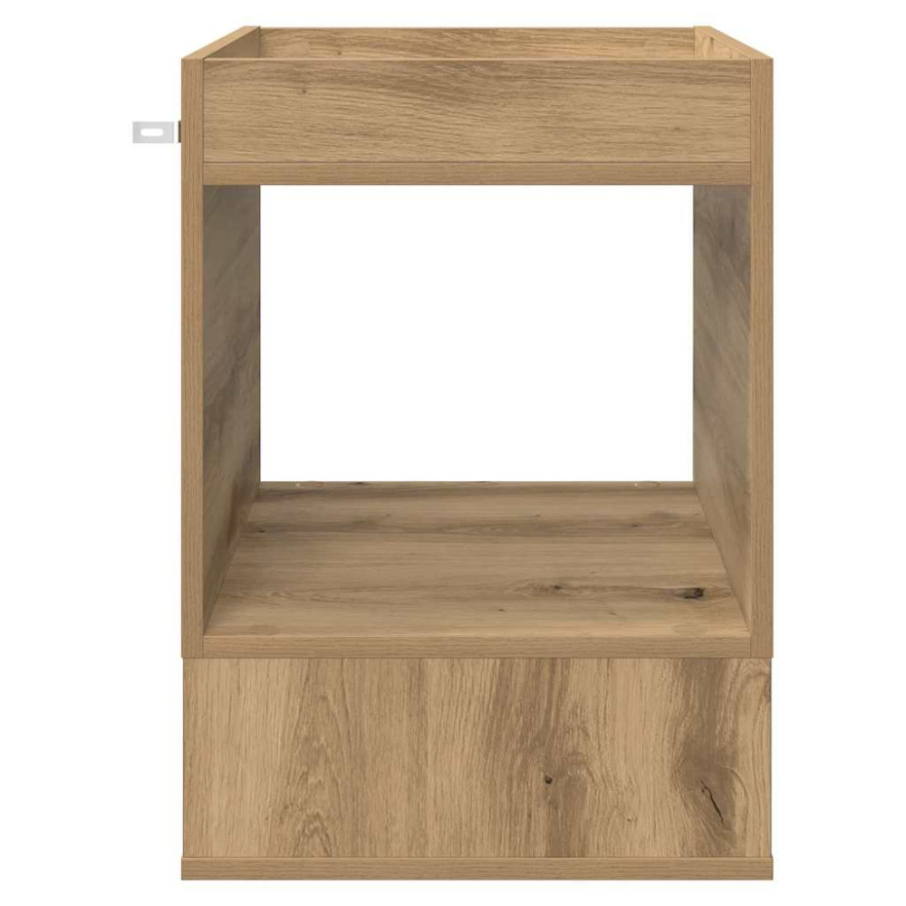 Produktbild för Sidobord Artisan Ek 40 x 40 x 56 cm Konstruerat trä