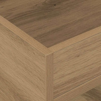 Produktbild för Sidobord 2 pcs Artisan Ek 40 x 40 x 56 cm Konstruerat trä
