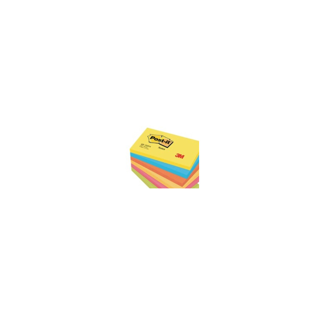 Produktbild för Post-it 655-TFEN - anteckningar - 127 x 76 mm - 600 ark (6 x 100)