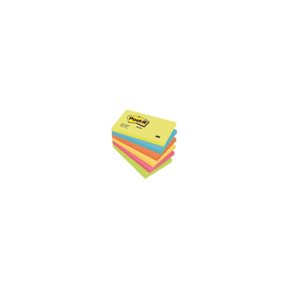 Produktbild för Post-it 655-TFEN - anteckningar - 127 x 76 mm - 600 ark (6 x 100)