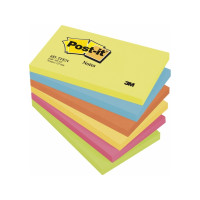 Produktbild för Post-it 655-TFEN - anteckningar - 127 x 76 mm - 600 ark (6 x 100)