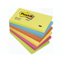 Produktbild för Post-it 655-TFEN - anteckningar - 127 x 76 mm - 600 ark (6 x 100)
