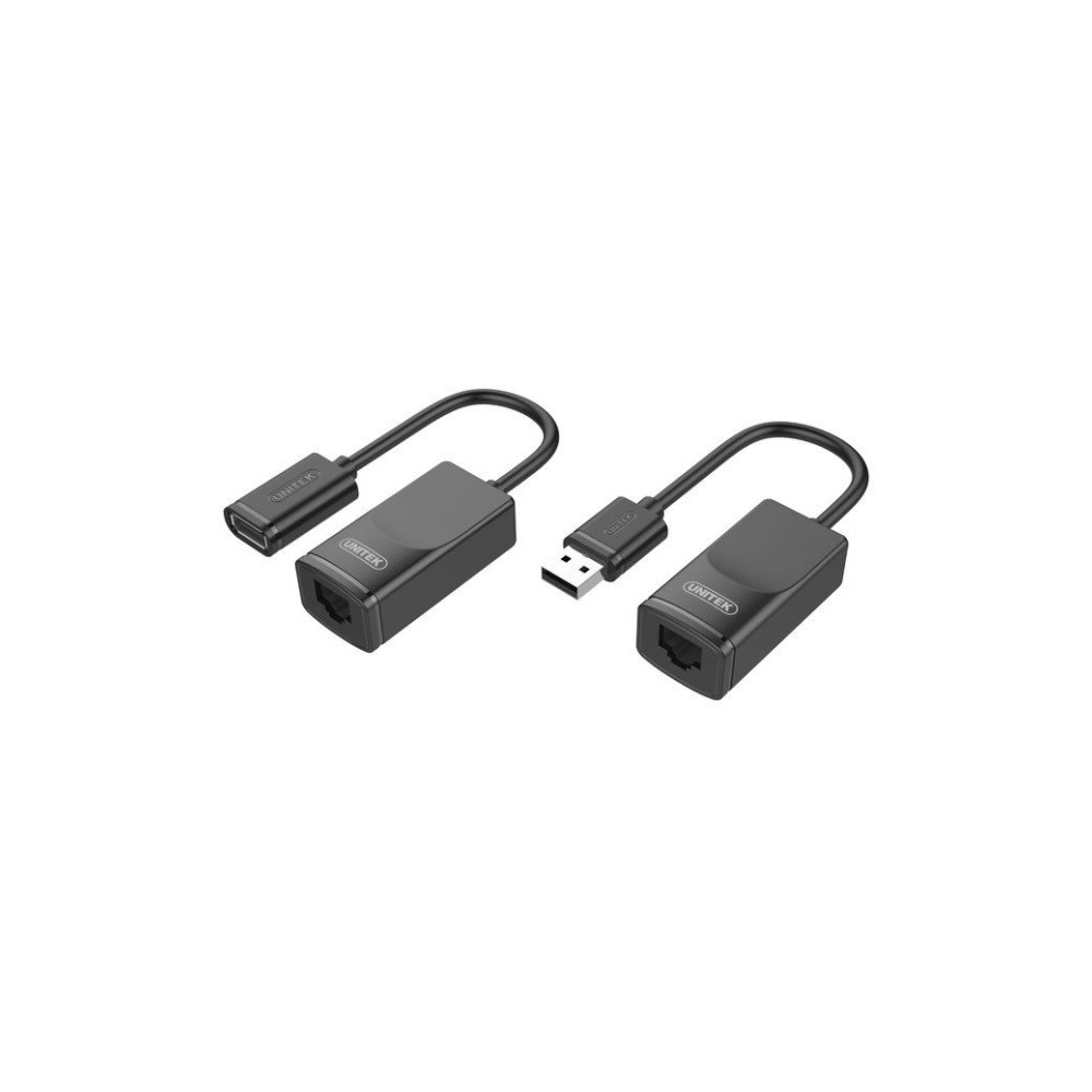 Produktbild för Unitek Y-UE01001 - sändare och mottagare - USB-förlängningskabel - USB