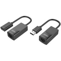Produktbild för Unitek Y-UE01001 - sändare och mottagare - USB-förlängningskabel - USB