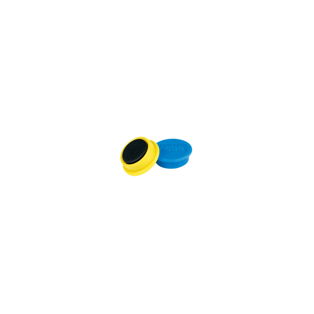 Produktbild för Nobo magnet - 2,4 cm diameter - blandade (paket om 10)