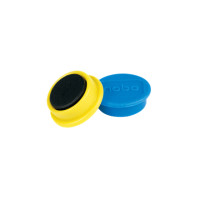 Produktbild för Nobo magnet - 2,4 cm diameter - blandade (paket om 10)