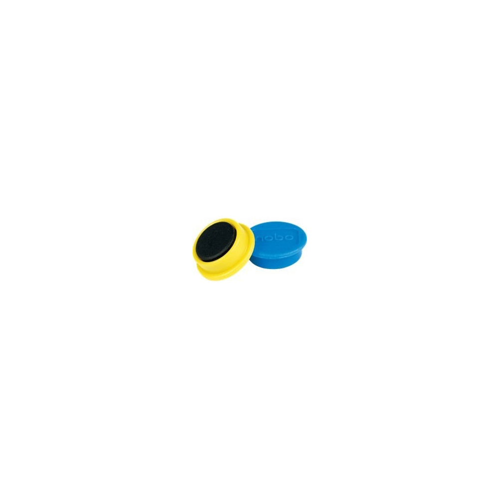 Produktbild för Nobo magnet - 2,4 cm diameter - blandade (paket om 10)