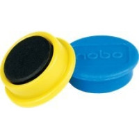 Produktbild för Nobo magnet - 2,4 cm diameter - blandade (paket om 10)