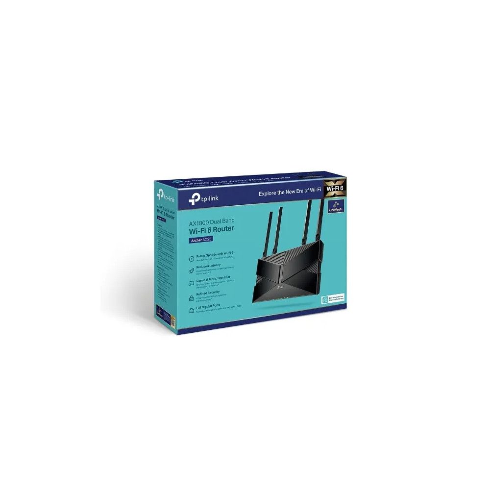 Produktbild för TP-Link Archer AX23 V1 - trådlös router - Wi-Fi 6 - skrivbordsmodell