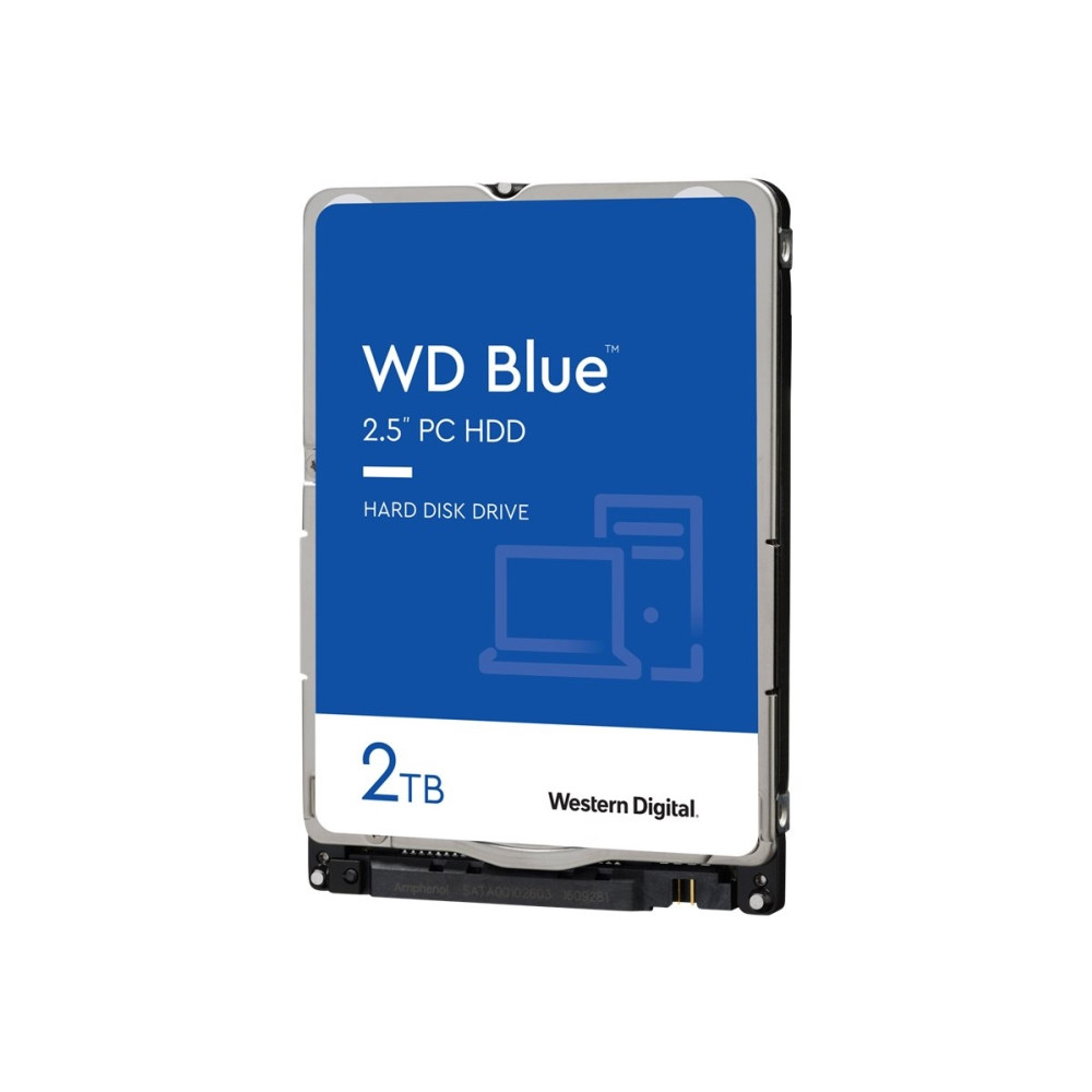 Produktbild för WD Blue WD20SPZX - hårddisk - 2 TB - SATA 6Gb/s