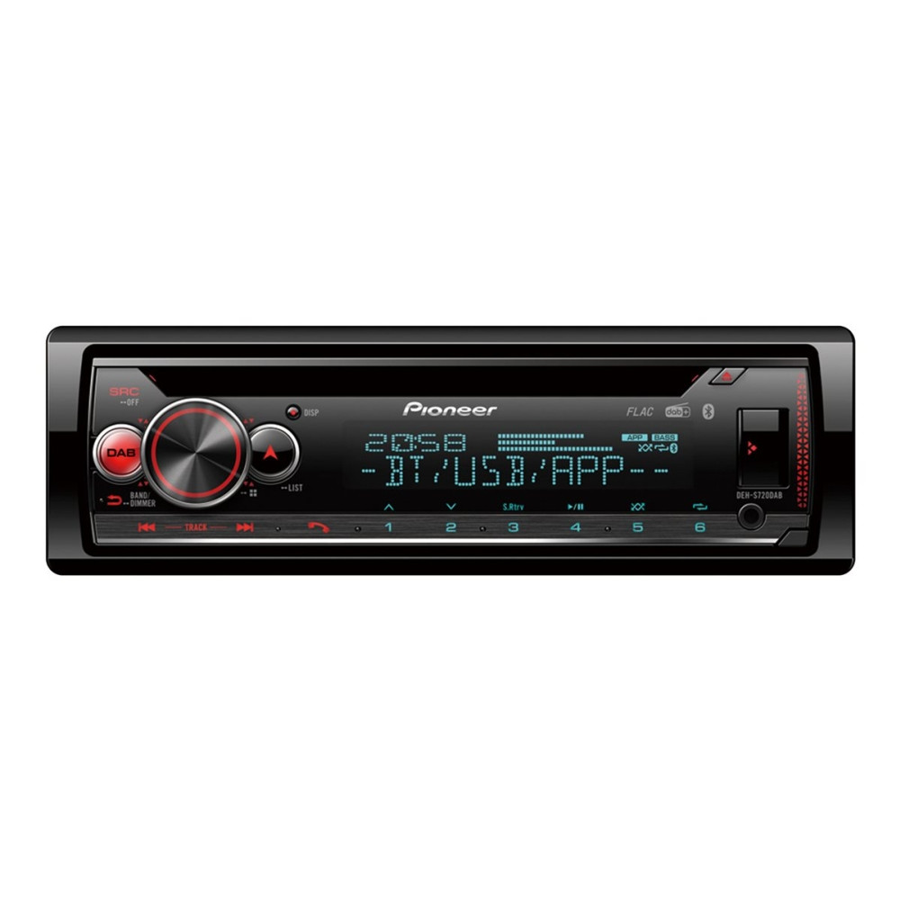 Produktbild för Pioneer DEH-S720DAB - Bil - CD-mottagare - inbyggd enhet - Enkel-DIN
