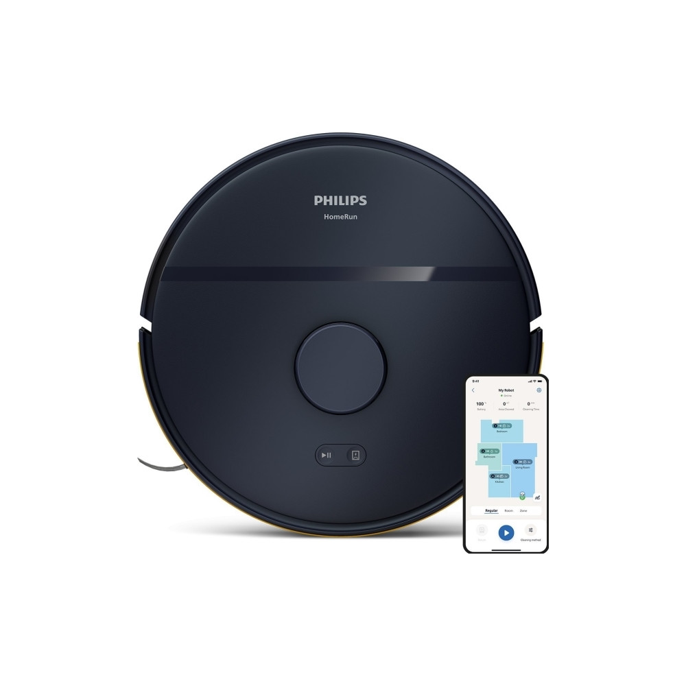 Produktbild för Philips HomeRun 2000 Series XU2000 - dammsugare - självgående - 1 batteri - mörkblå