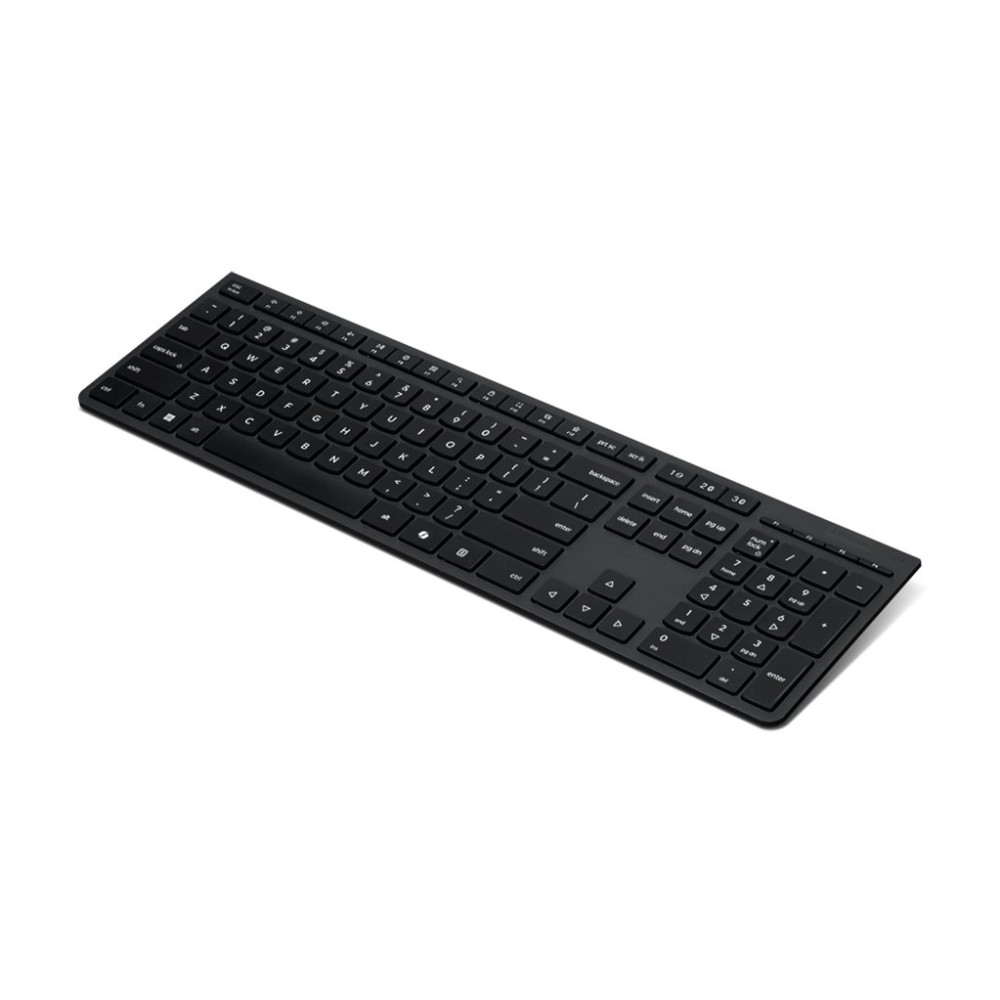 Produktbild för Lenovo Professional - tangentbord - uppladdningsbar full size - QWERTY - norsk - grå Inmatningsenhet