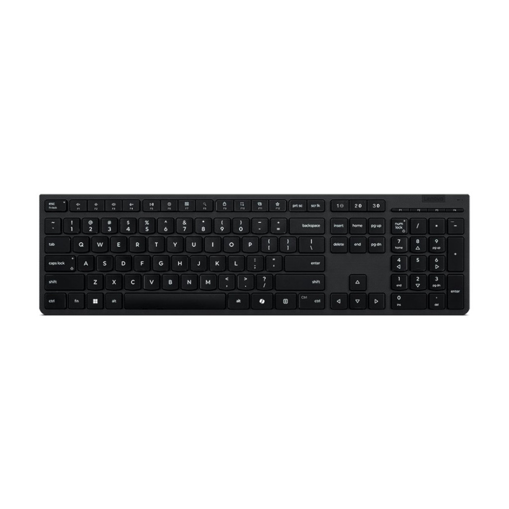 Produktbild för Lenovo Professional - tangentbord - uppladdningsbar full size - QWERTY - norsk - grå Inmatningsenhet