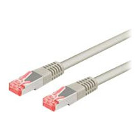 Produktbild för wentronic nätverkskabel - 50 cm - grå