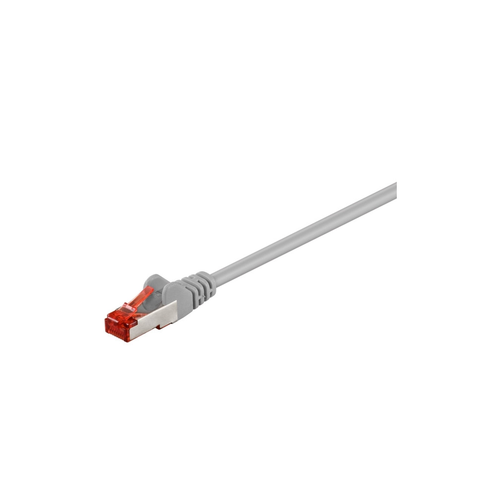 Produktbild för wentronic nätverkskabel - 50 cm - grå