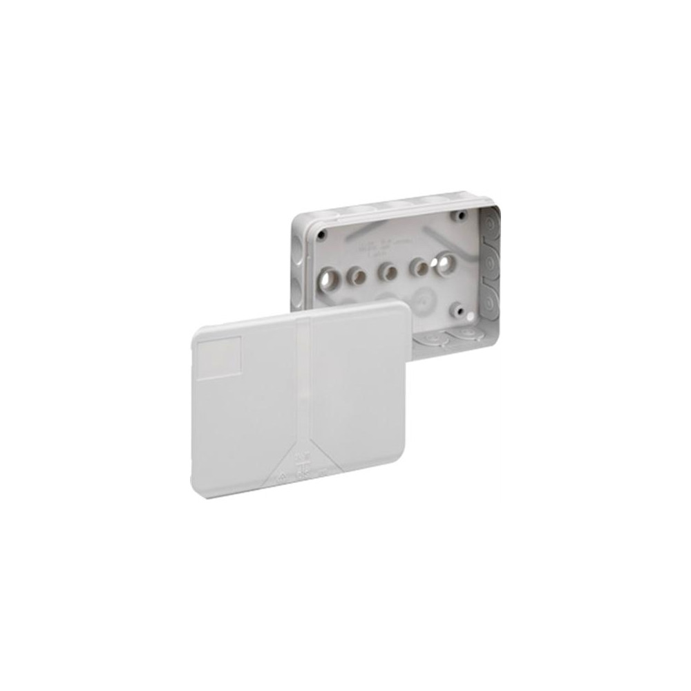 Produktbild för Gren-/fördelningsdosa 2,5mm² 2K-16-L 130x85x37mm med 19 memb...