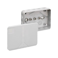 Produktbild för Gren-/fördelningsdosa 2,5mm² 2K-16-L 130x85x37mm med 19 memb...