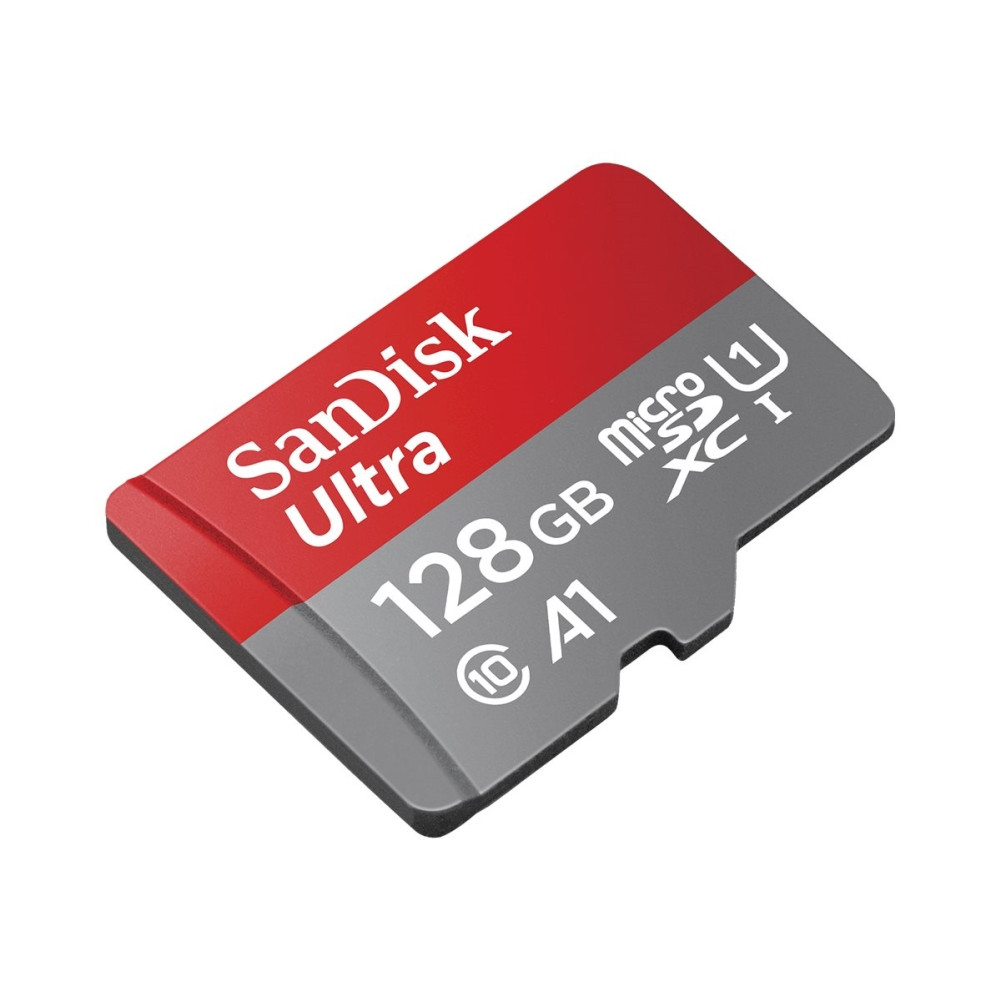 Produktbild för SanDisk Ultra - flash-minneskort - 128 GB - mikroSDXC UHS-I