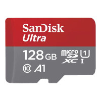 Produktbild för SanDisk Ultra - flash-minneskort - 128 GB - mikroSDXC UHS-I