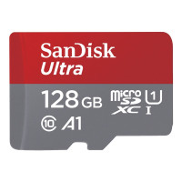 Produktbild för SanDisk Ultra - flash-minneskort - 128 GB - mikroSDXC UHS-I